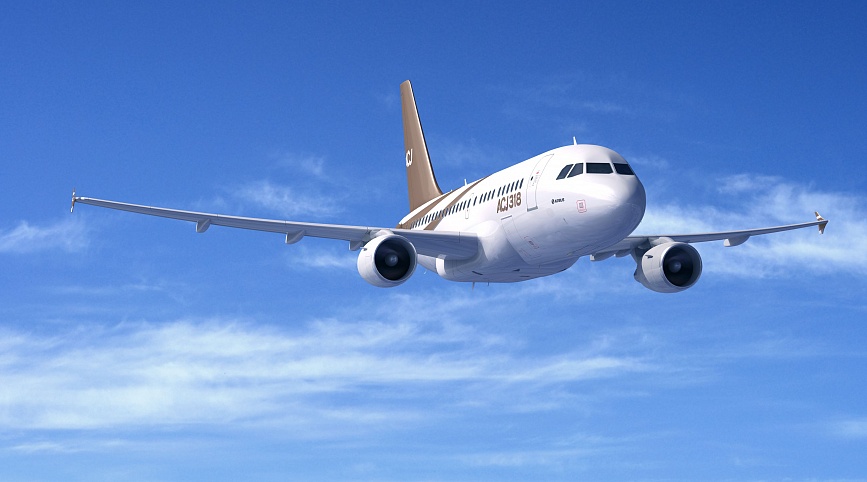 foto dell'aeromobile Airbus 318 CJ